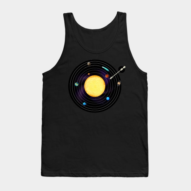 Solar System Sun And Nine Planets Pluto Is Dwarf Planet Tank Top by mangobanana